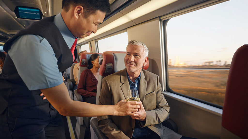 NextGen Acela First Class At-Seat Beverage Service