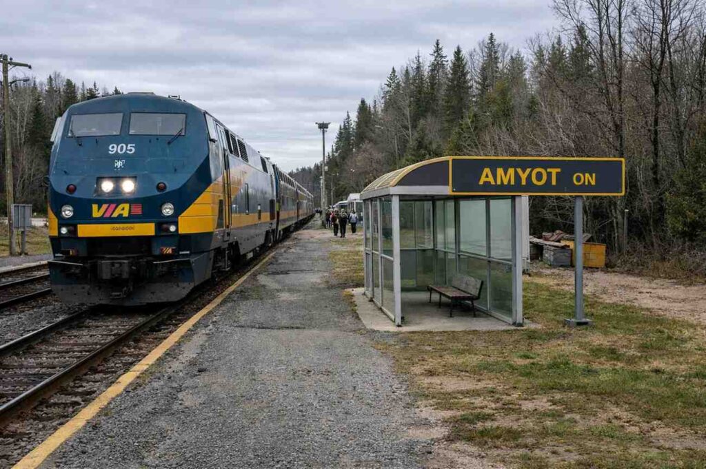 Amyot VIA Rail Station, Ontario