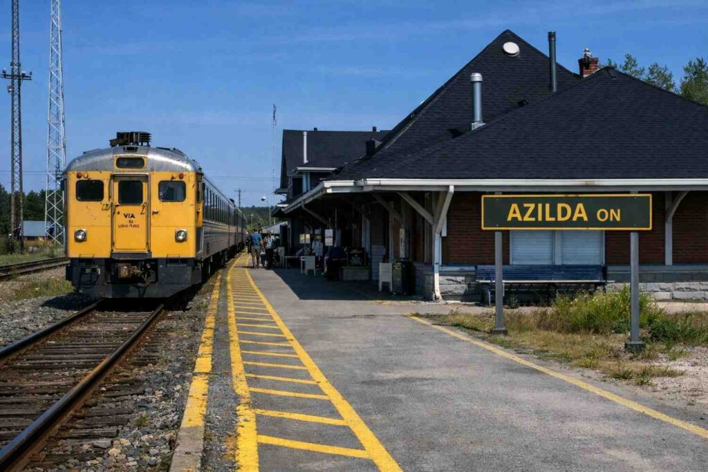 Azilda VIA Rail Station, Ontario