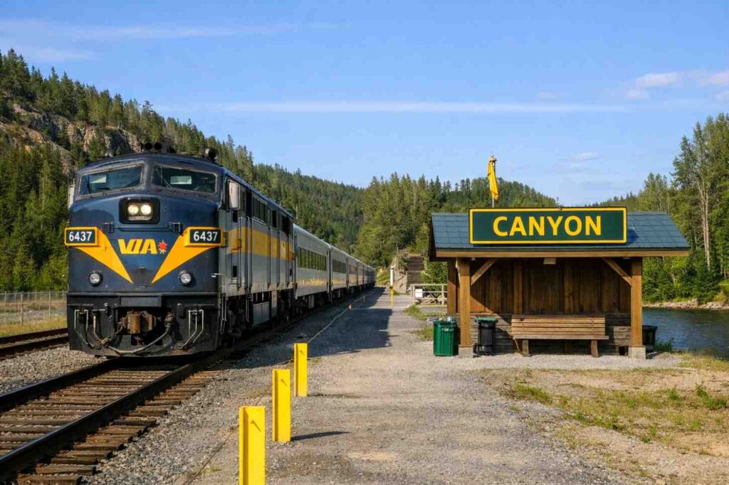 Canyon VIA Rail Station, Ontario