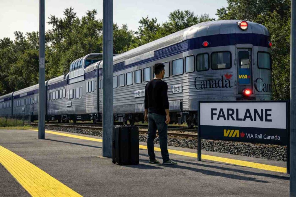 Farlane VIA Rail Station