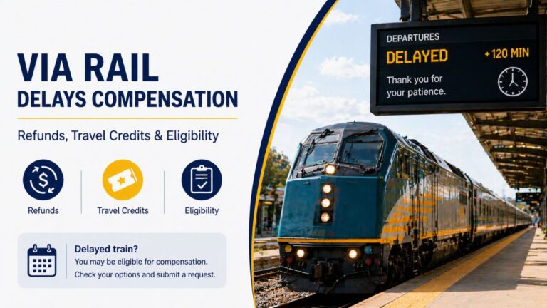 VIA Rail Delays Compensation 2026 Refunds, Travel Credits & Eligibility