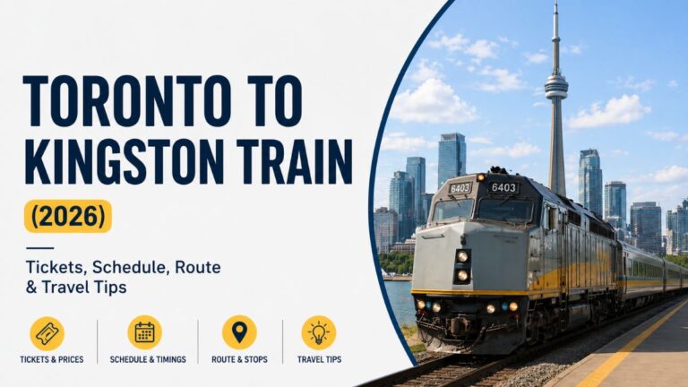 Via Rail Toronto to Kingston Train (2026)
