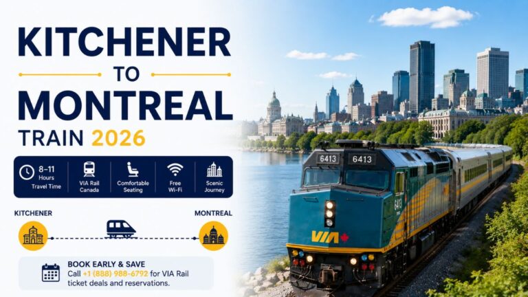 Kitchener to Montreal Train 2026
