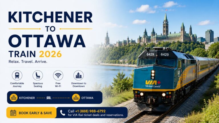 Kitchener to Ottawa Train 2026