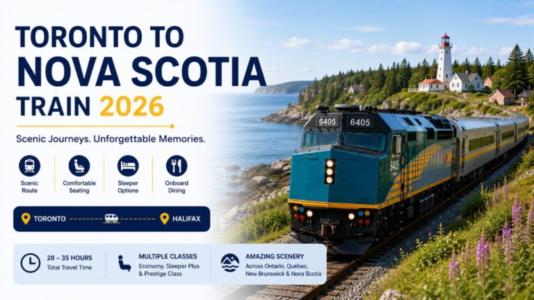 Toronto to Nova Scotia Train 2026