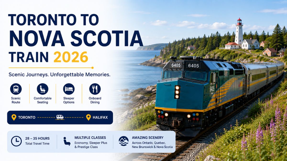 Toronto to Nova Scotia Train 2026
