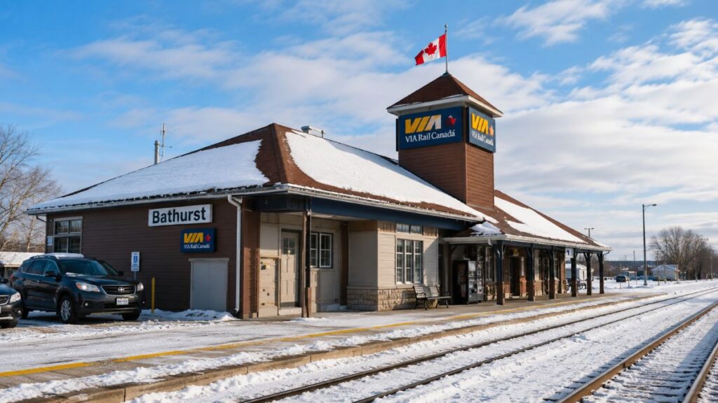 VIA Rail Bathurst Train Station