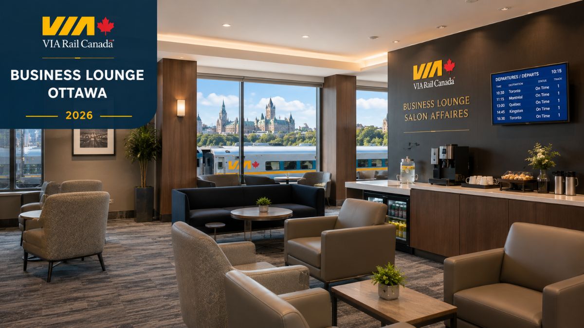 VIA Rail Business Lounge Ottawa 2026