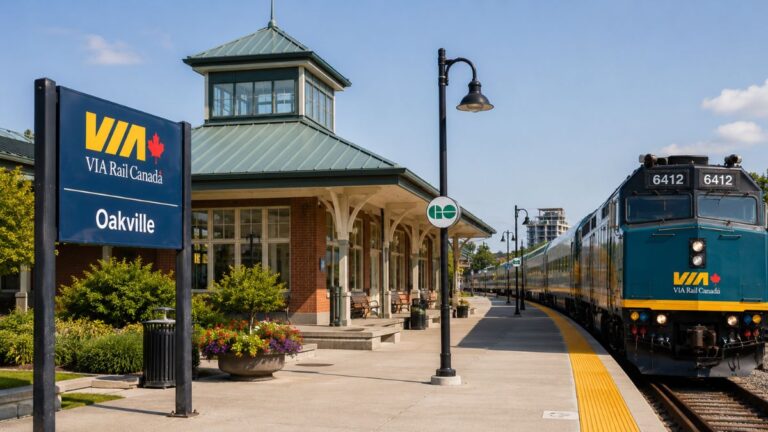 VIA Rail Canada Oakville Station 2026