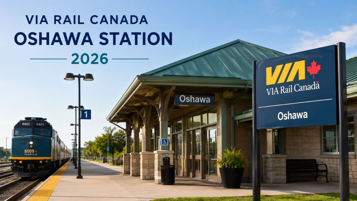 VIA Rail Canada Oshawa Station 2026