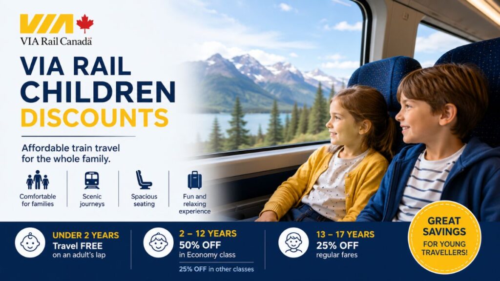 VIA Rail Children Discounts