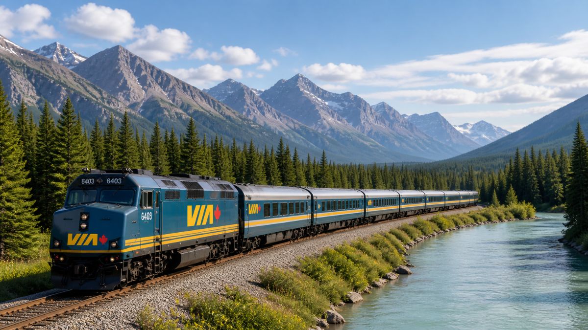 VIA Rail Jasper to Kamloops Train 2026