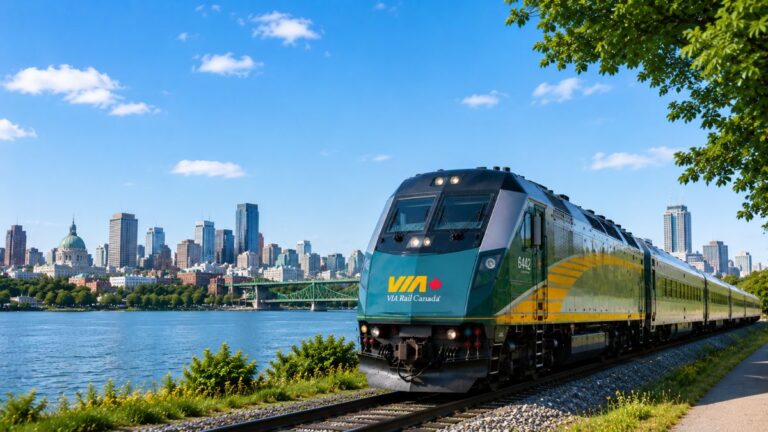 VIA Rail Montreal to Boston Train 2026