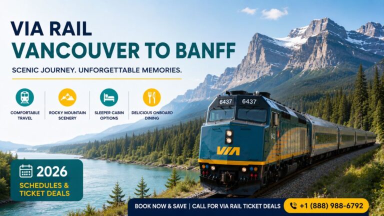 VIA Rail Vancouver to Banff Train 2026