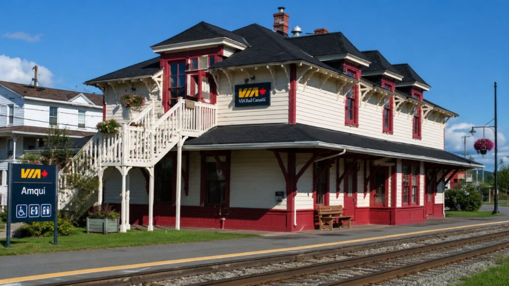 Via Rail Amqui Train Station
