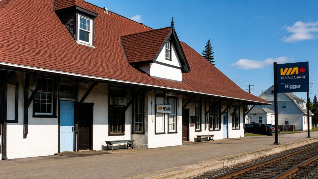 Via Rail Biggar Train Station