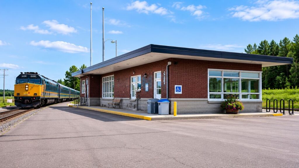 Via Rail Charette Train Station