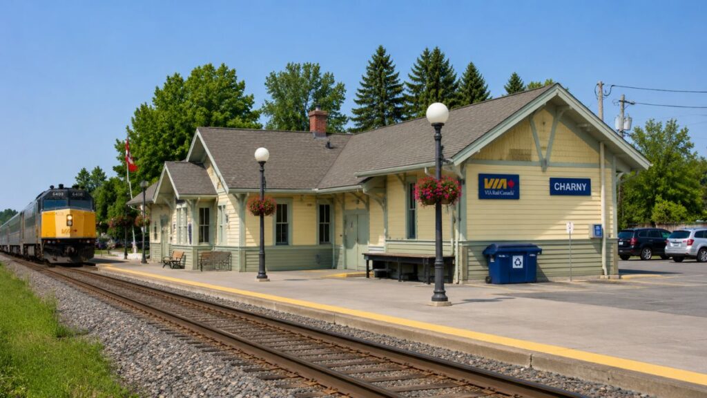 Via Rail Charny Train Station