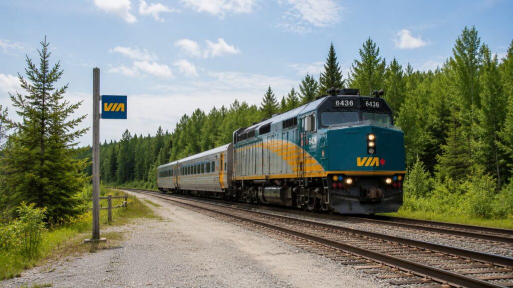 Via Rail Clova Train Station