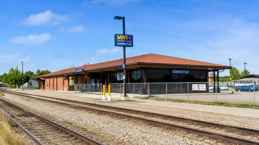 Via Rail Edmonton Train Station