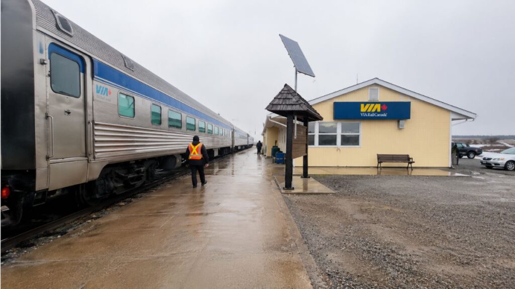 Via Rail Hudson Bay Train Station