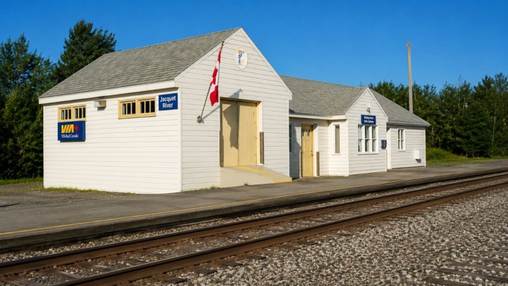 Via Rail Jacquet River train station