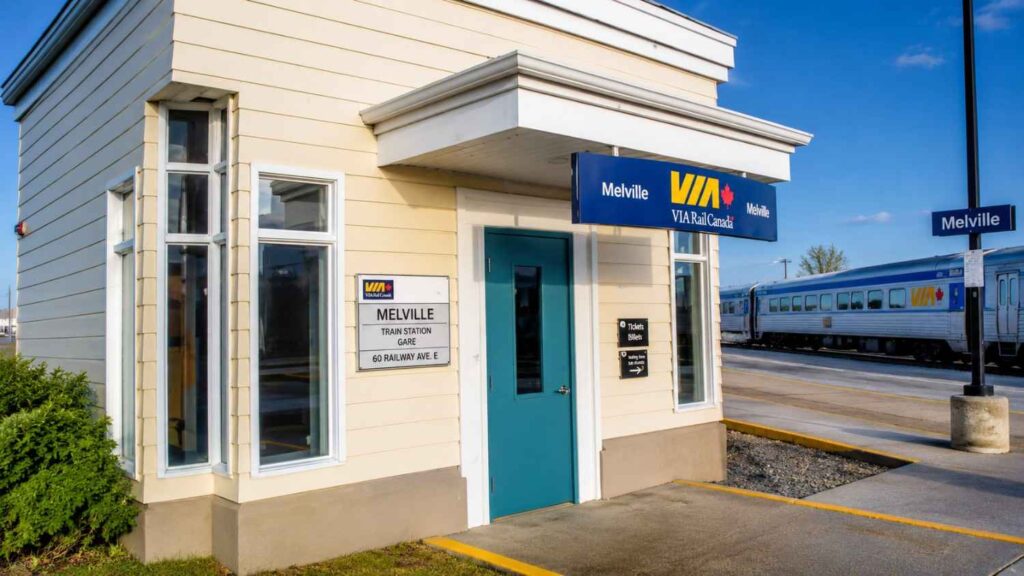 Via Rail Melville Train Station
