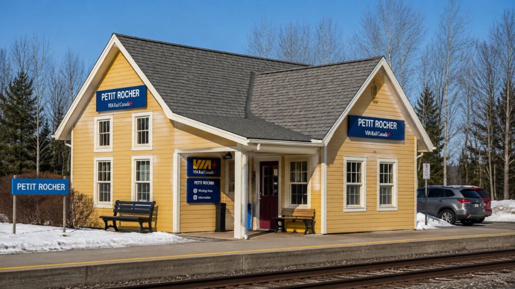Via Rail Petit Rocher Train Station