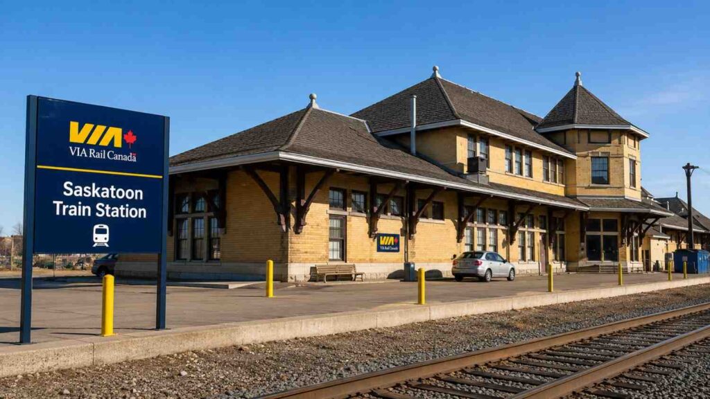 Via Rail Saskatoon Train Station