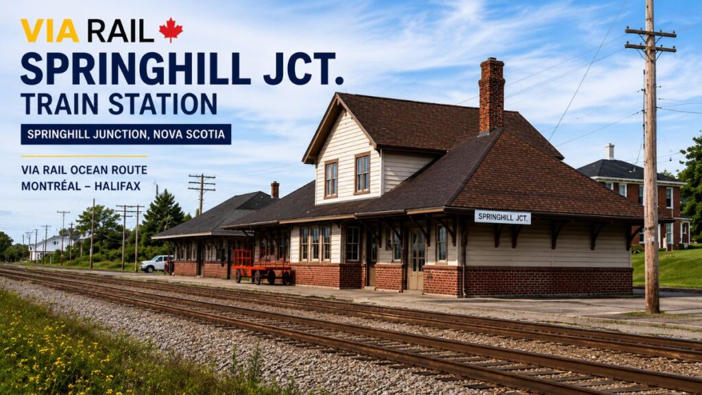 Via Rail Springhill Jct. Train Station