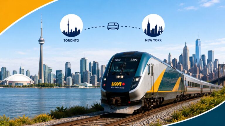 Via Rail Toronto to New York Train 2026