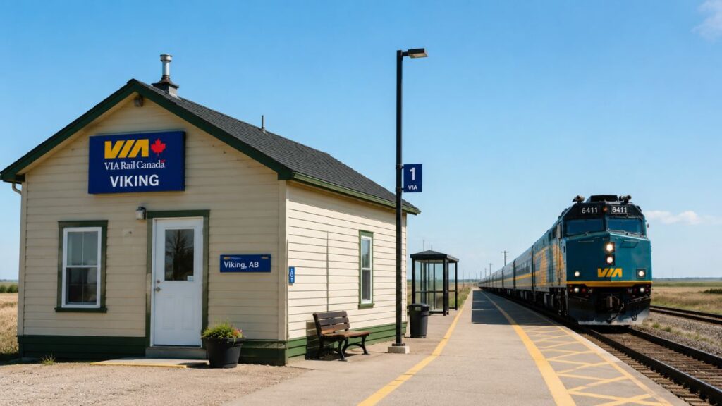 Via Rail Viking Train Station