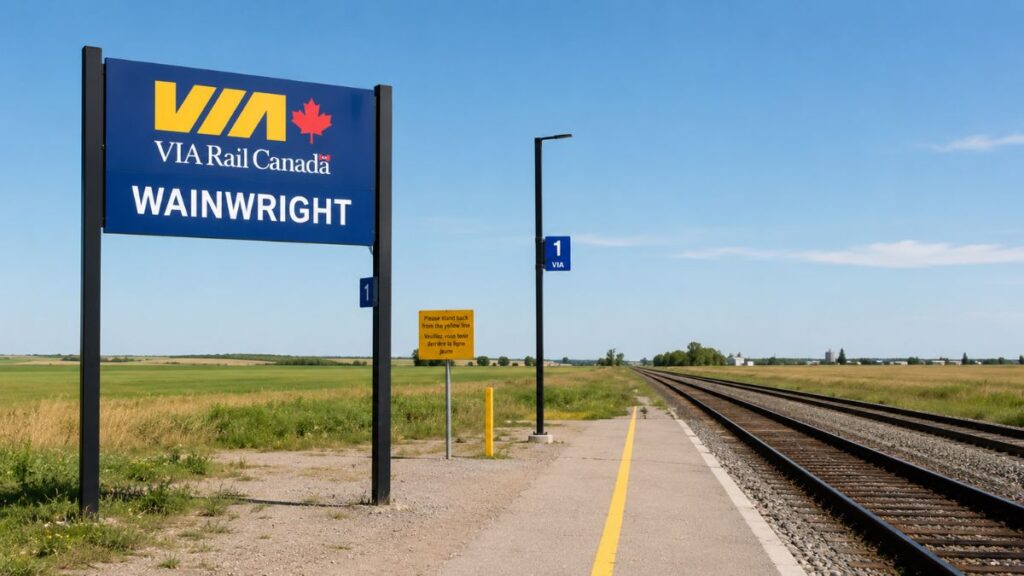 Via Rail Wainwright train station