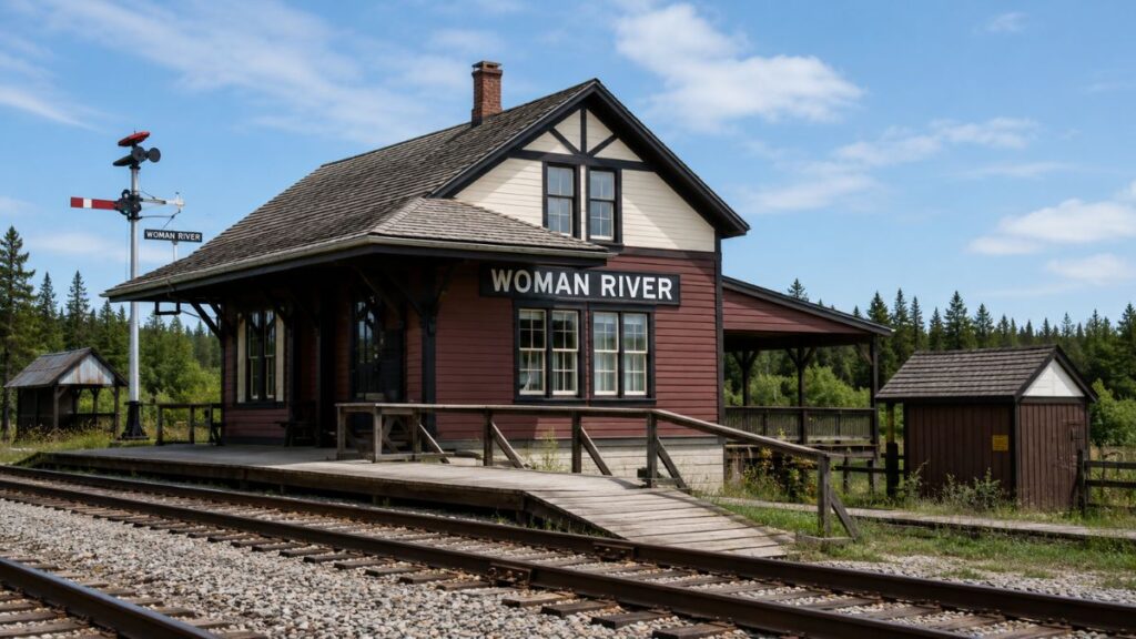 Woman River Train Station