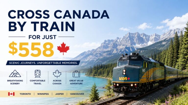 Cross Canada by Train for Just $558