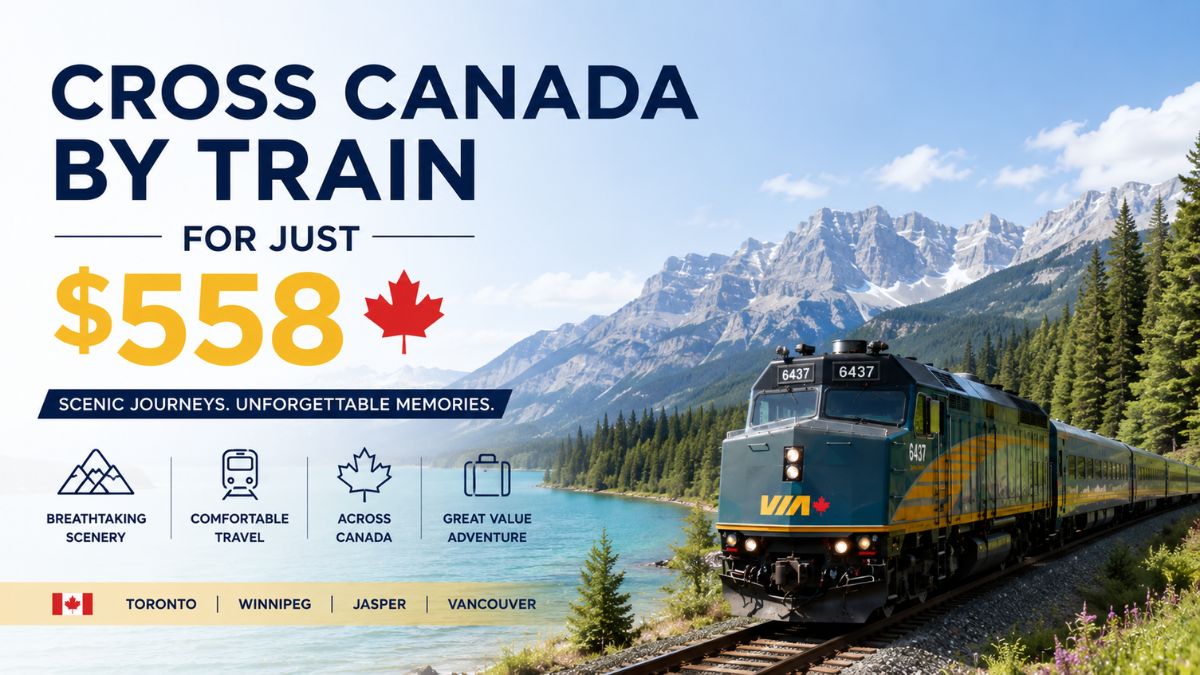 Cross Canada by Train for Just $558