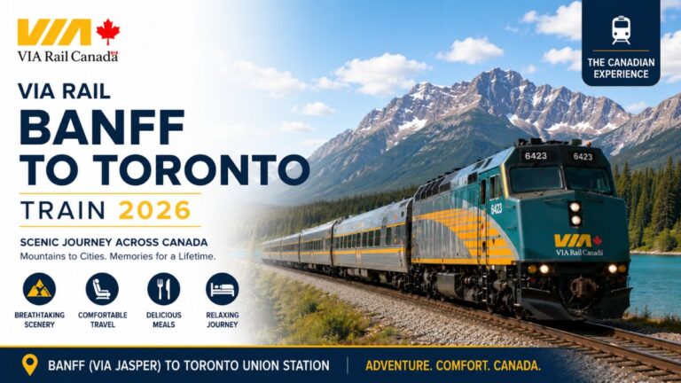 VIA Rail Banff to Toronto Train 2026