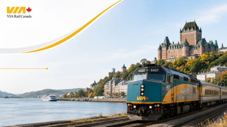VIA Rail Belleville to Quebec City Train 2026