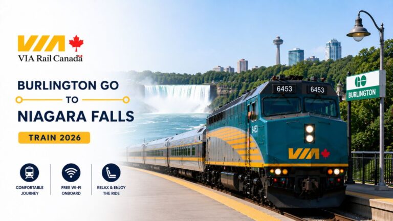 VIA Rail Burlington GO to Niagara Falls Train 2026