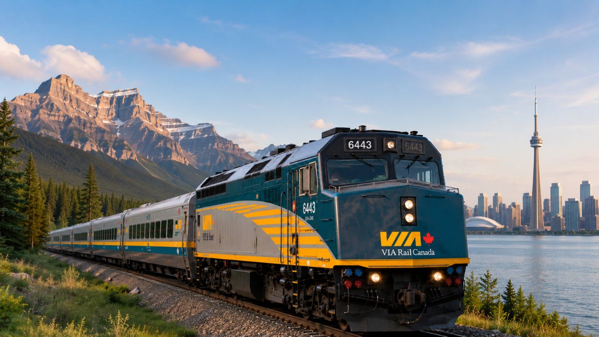 VIA Rail Edmonton to Toronto Train 2026