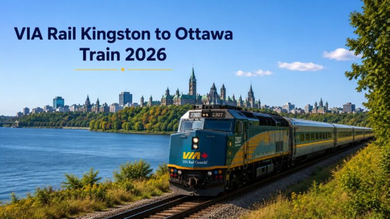 VIA Rail Kingston to Ottawa Train 2026