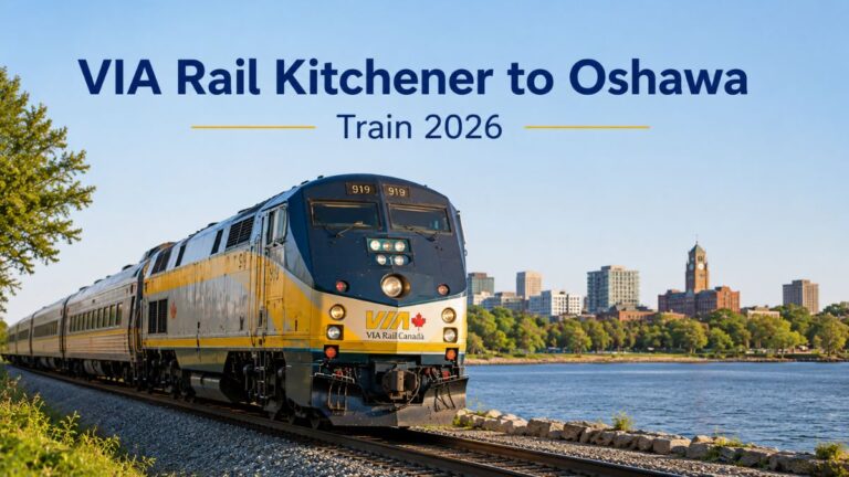 VIA Rail Kitchener to Oshawa Train 2026