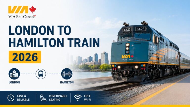 VIA Rail London to Hamilton Train 2026