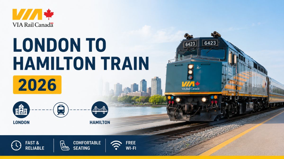VIA Rail London to Hamilton Train 2026