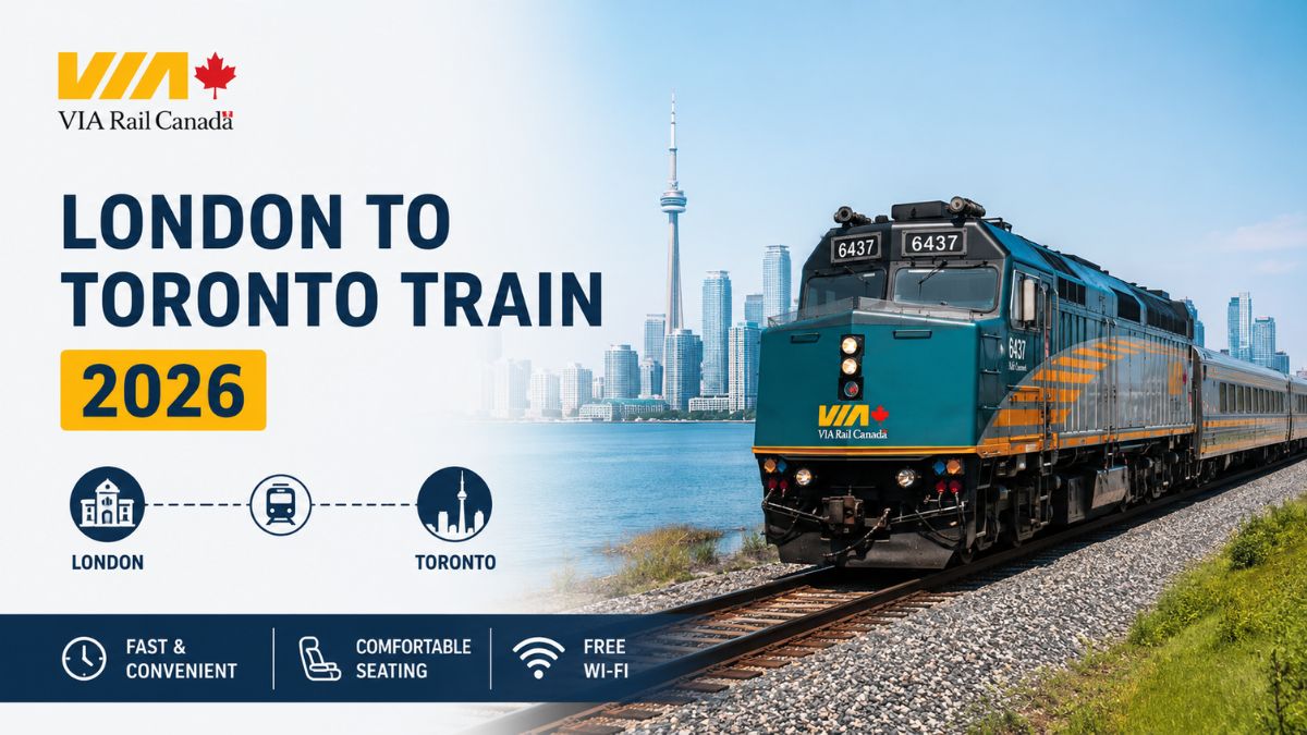 VIA Rail London to Toronto Train 2026