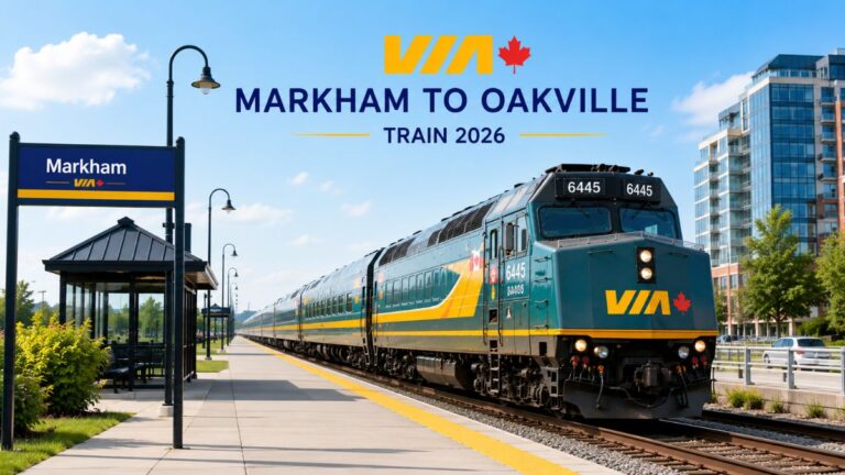 VIA Rail Markham to Oakville Train 2026