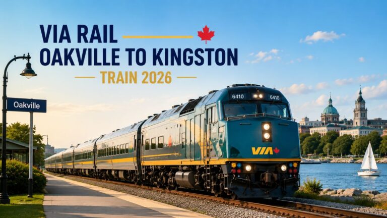 VIA Rail Oakville to Kingston Train 2026