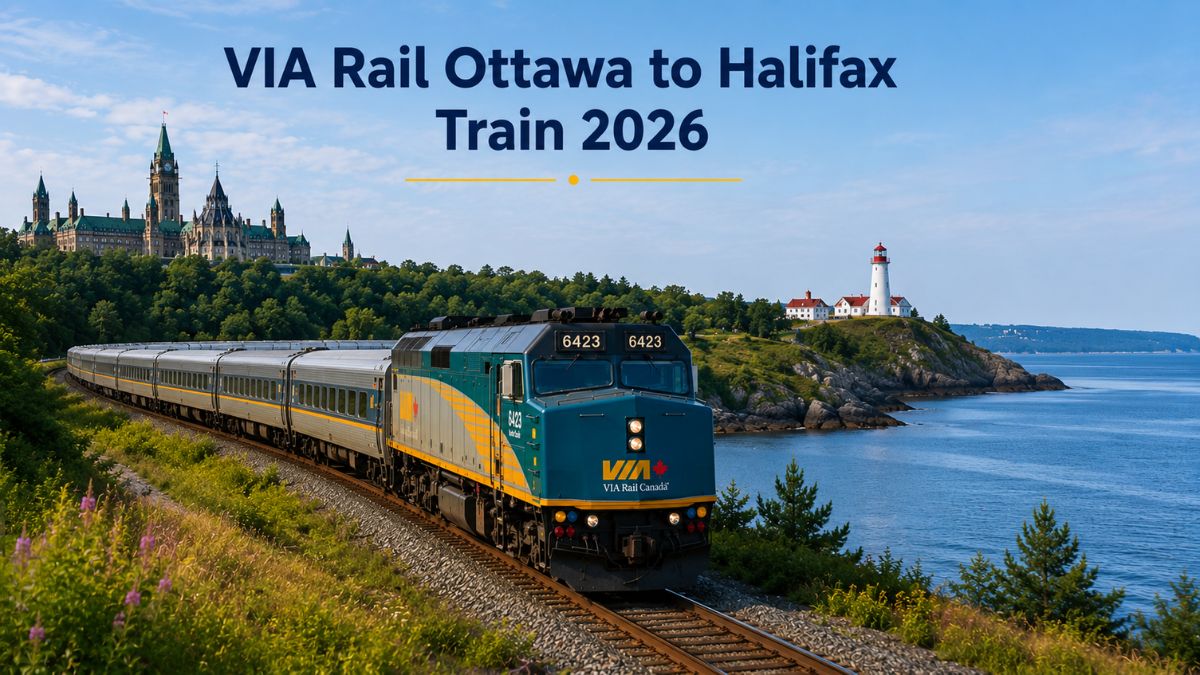 VIA Rail Ottawa to Halifax Train 2026