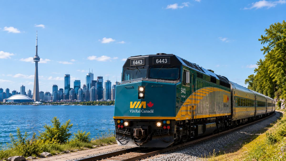 VIA Rail Smiths Falls to Toronto Train 2026